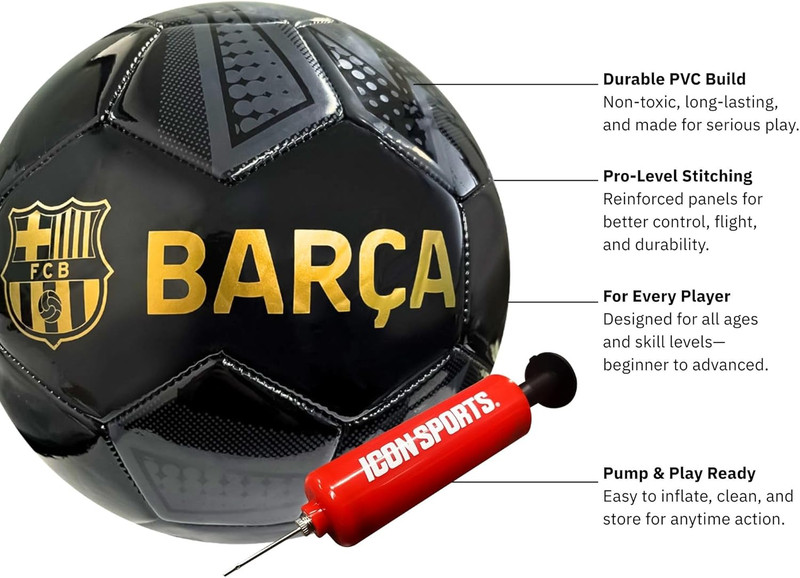 Icon Sports Officially Licensed FC Barcelona Soccer Ball gallery
