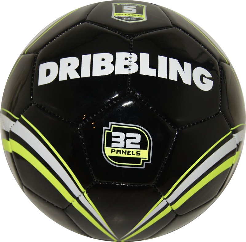 Soccer ball DRIBBLING TEAM – Size 5 – Official size and weight – Black