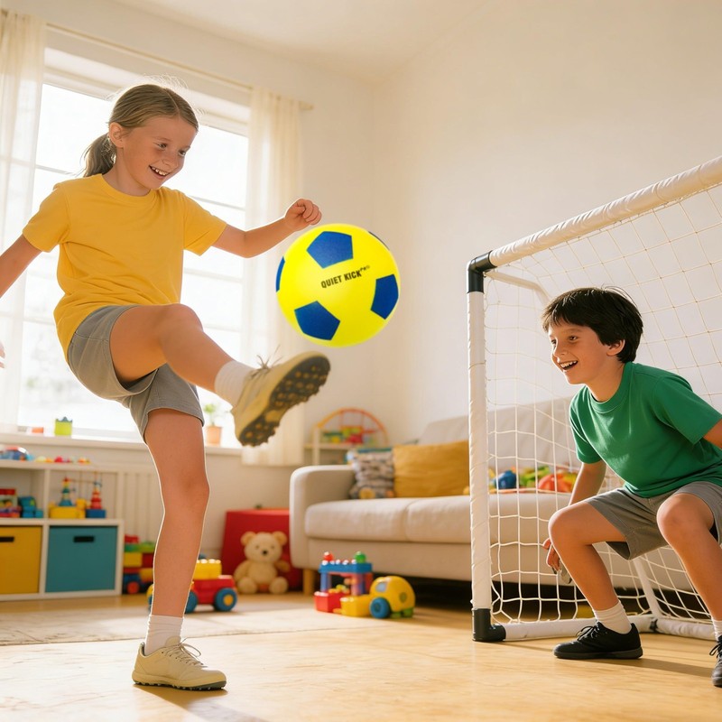 Silent Soccer Ball Pro Weighted Indoor Training MultiSport Dribbling Practice Fo gallery