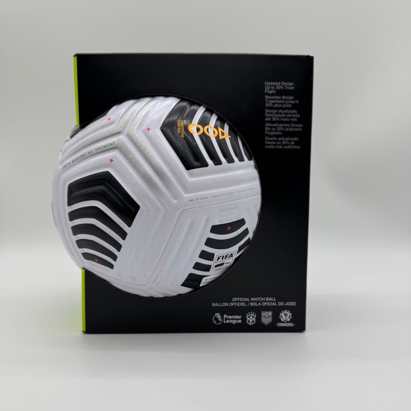 Nike Flight FA20 Soccer Training Match Ball DA5635-100 Black/White NEW - SIZE 5 gallery