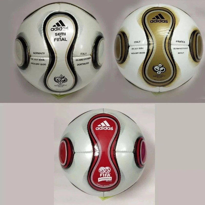 Adidas Teamgeist 2006 Germany FIFA World Cup Ball Size 5 Lot of 3 Red Gold Black