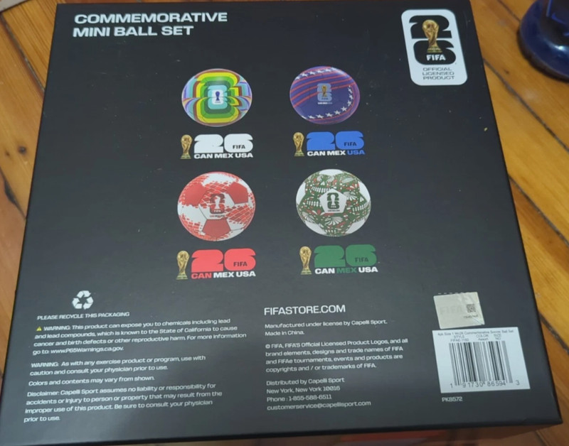 FIFA WORLD CUP 2026 COMMEMORATIVE BALL SET gallery