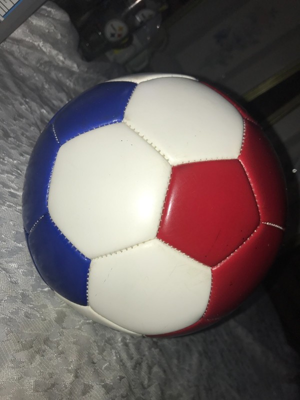 Rare 1990s RALPH LAUREN Rawlings POLO SPORT Red White&Blue SOCCER Football BALL gallery