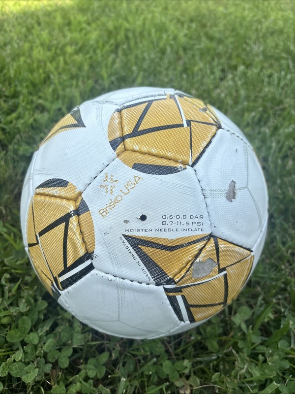 Footy - Size 5 Leather Soccer Ball - Professional Youth Training Ball gallery