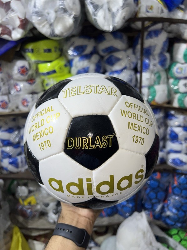 ADIDAS TELSTAR DURLAST | FIFA WORLD CUP 1970 MEXICO | SOCCER MATCH BALL | SIZE-5 gallery