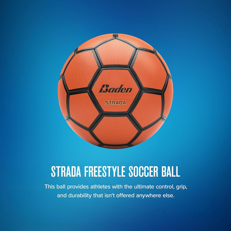 Strada Freestyle Soccer Ball | Thermo Bonded for Superior Durability | Ideal for gallery