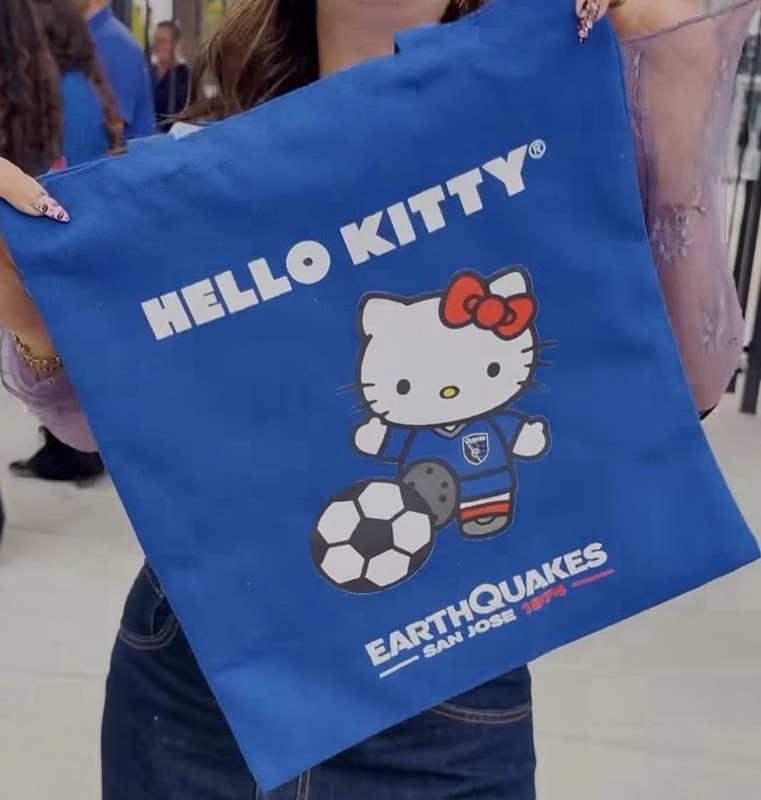 Hello Kitty San Jose Earthquakes Tote Bag gallery