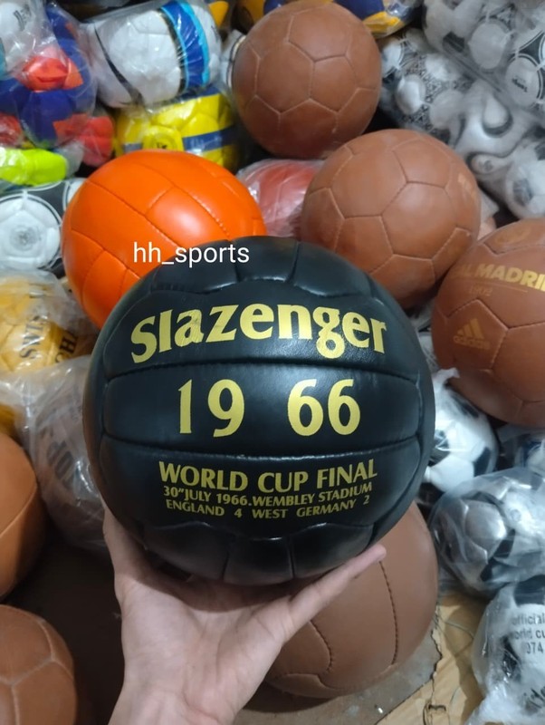 Slazenger Fifa World Cup 1966 Soccer Match Ball Leather Football Size 5