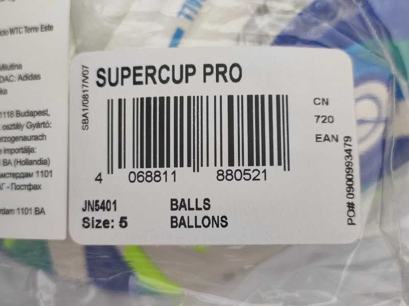 Adidas Konektis UEFA Super Cup PRO 2025 Match Ball Match Ball PSG Tottenham Pallon gallery