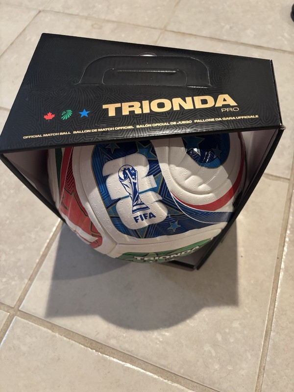 Trionda Authentic Adidas 2026 USA MEX CAN World Cup Soccer Ball Fifa Pro Size 5