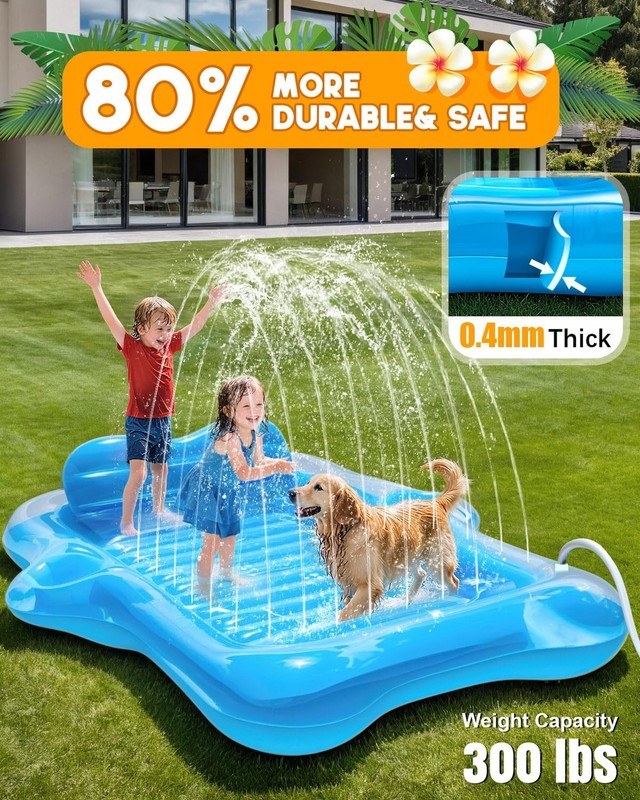 Snowalva Inflatable Tanning Pool Lounger Float, Pool Floats Adult with Automa... gallery