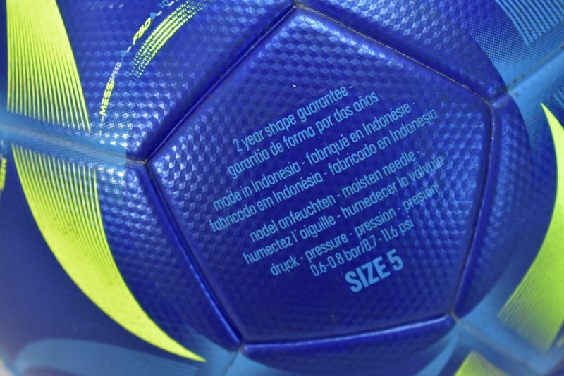 Adidas Messi League Soccer Ball 2025 FIFA Quality Size 5 Blue/Yellow Design gallery