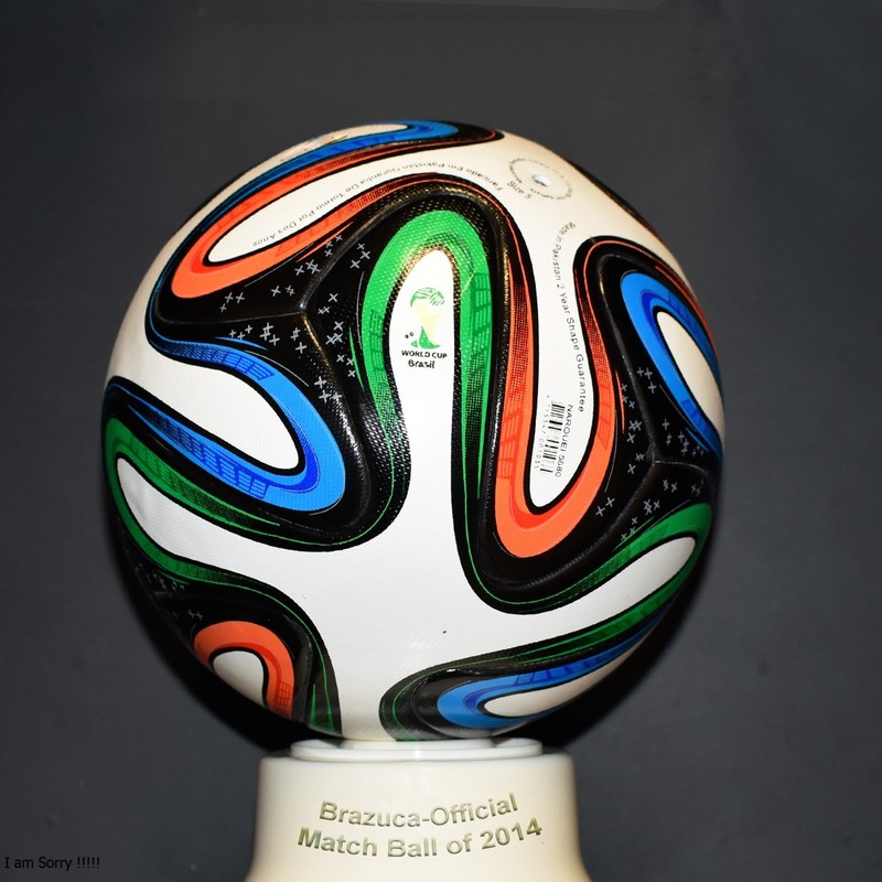 Brazuca Soccer Ball Size 5 FIFA World Cup 2014 Official Match Ball ,USA Stock