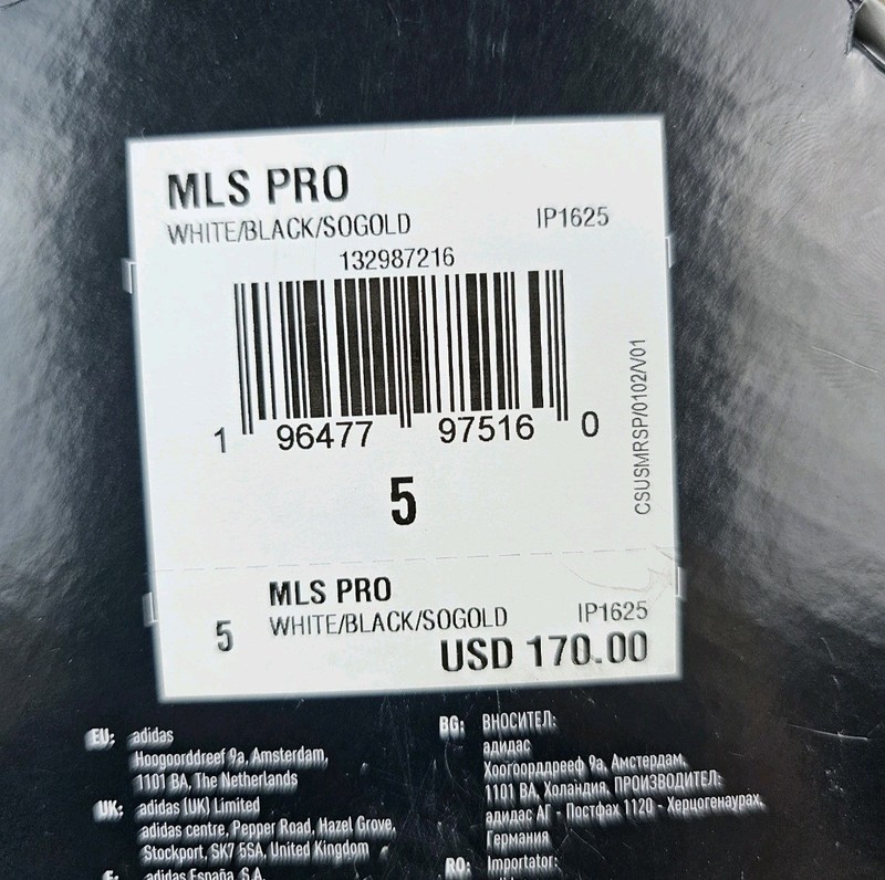 Adidas MLS Pro 2024 Official Match Game Soccer Ball Size 5 IP1625 $170 gallery