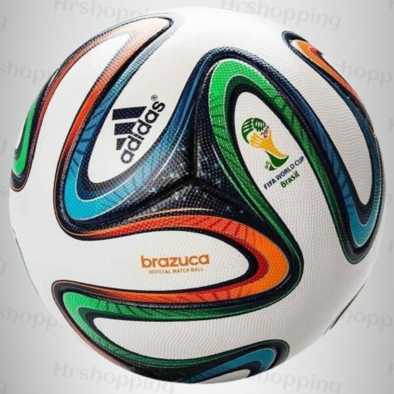 ADIDAS BRAZUCA SOCCER BALL ! FIFA WORLD CUP 2014 BRAZIL SIZE 5 Hand stitched