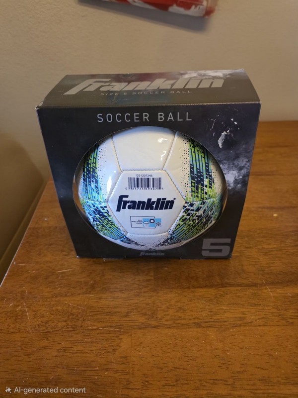 Franklin Sports All Weather Competition Soccer Ball Size 5 Ages 13