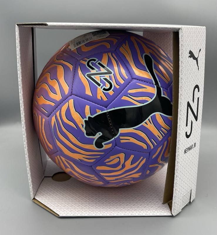Neymar JR Puma Performance Soccer Ball Size 5 Purple Orange Black NEW