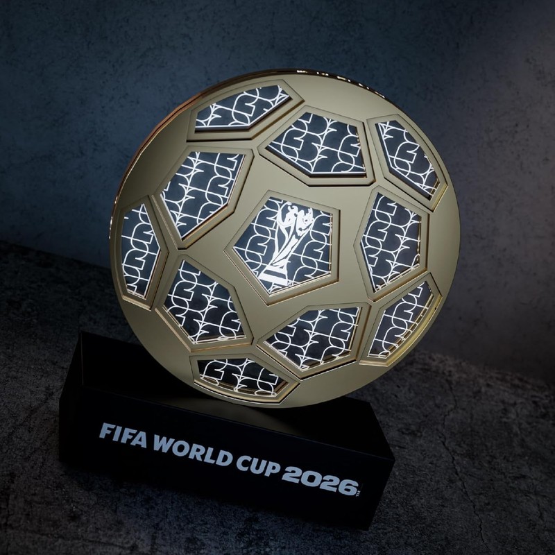 FIFA World Cup 2026 LED Soccer Ball Replica - Commemorative Gold Edition Decor gallery