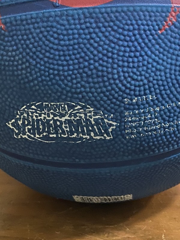 VINTAGE MARVEL SPIDERMAN LARGE BASKETBALL gallery