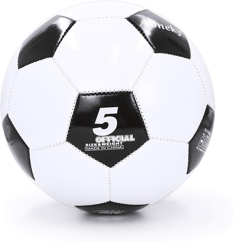 Lightweight PVC Soccer Ball with Inflation Pump - Perfect for Games & Practice gallery