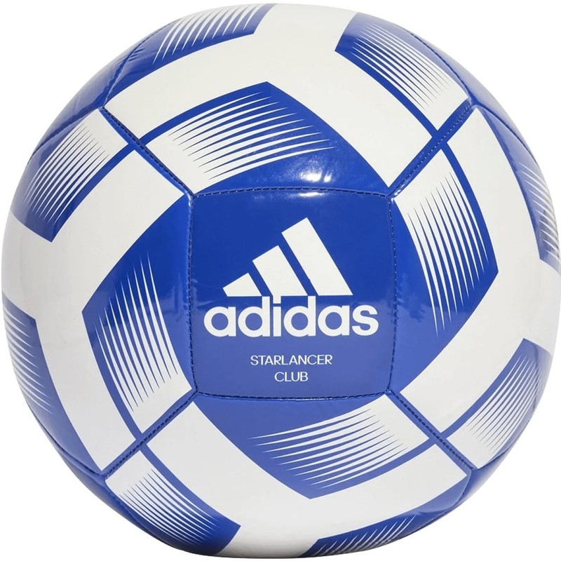 Adidas Starlancer Club Soccer Ball Blue White Ball Unisex Size 3 Kids Youth