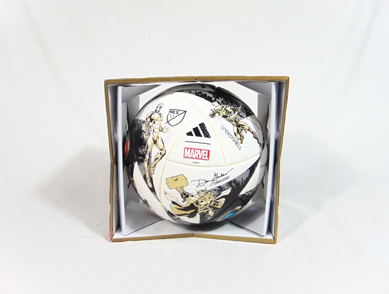 Adidas x Marvel MLS Pro 2023 All Star Game Official Match Soccer Ball Sz 5 RARE