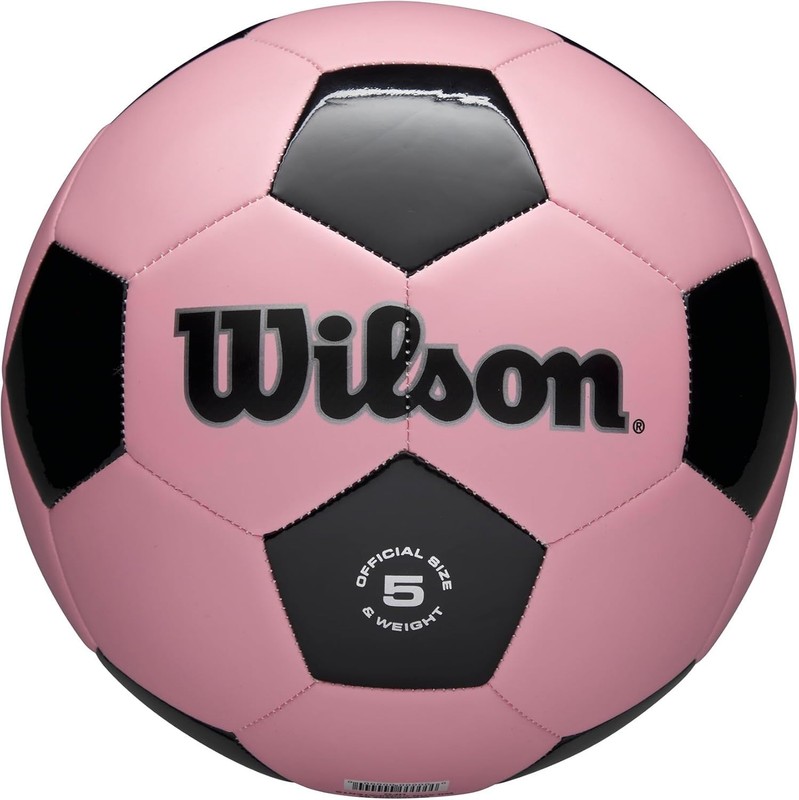 Machine-Sewn Size 5 Synthetic Leather Soccer Ball for Recreational Play - Unisex gallery