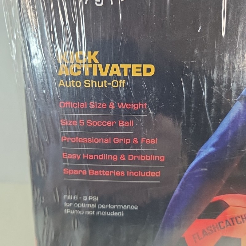Squad Hero FlashCatch Light Up Soccer Ball #5 Official Size & Weight NEW Sealed gallery