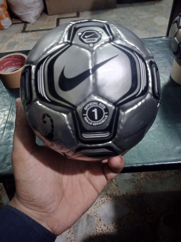 Nike Mini 2pcs Chrome Scorpion Ultra Rear Official Match Soccer Ball Size 1 gallery