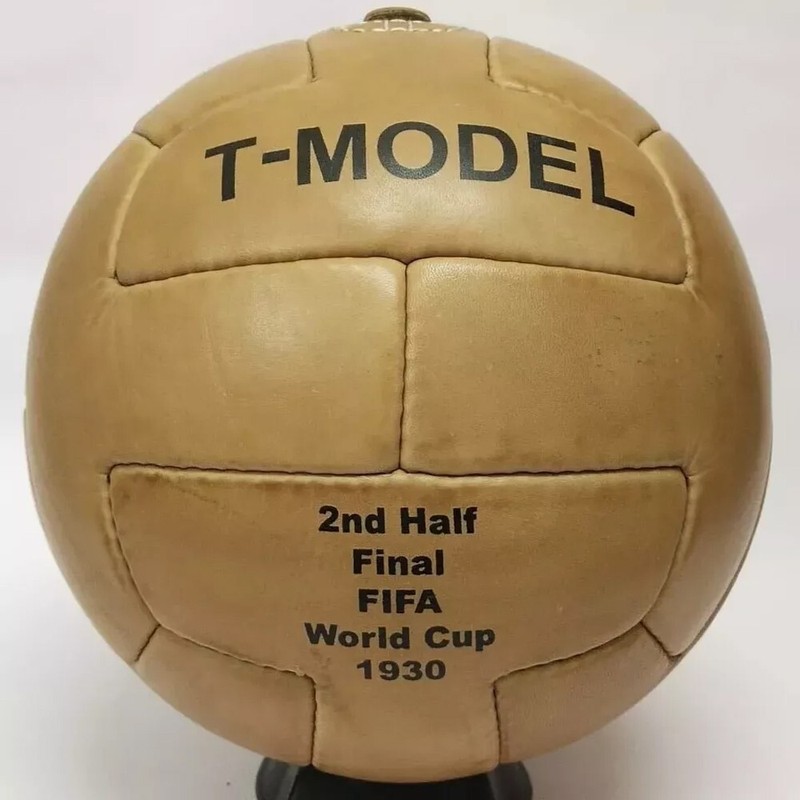 T-MODEL 2ND HALF FIFA WORLD CUP 1930 OFFICIAL MATCH BALL 100%LEATHER SIZE 5