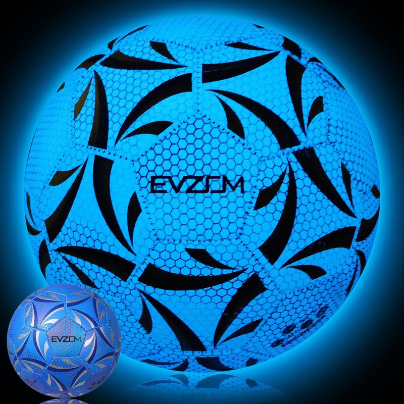 Soccer Ball Luminous Official Match Game American Soccer Size 3 for Boys, Gir…