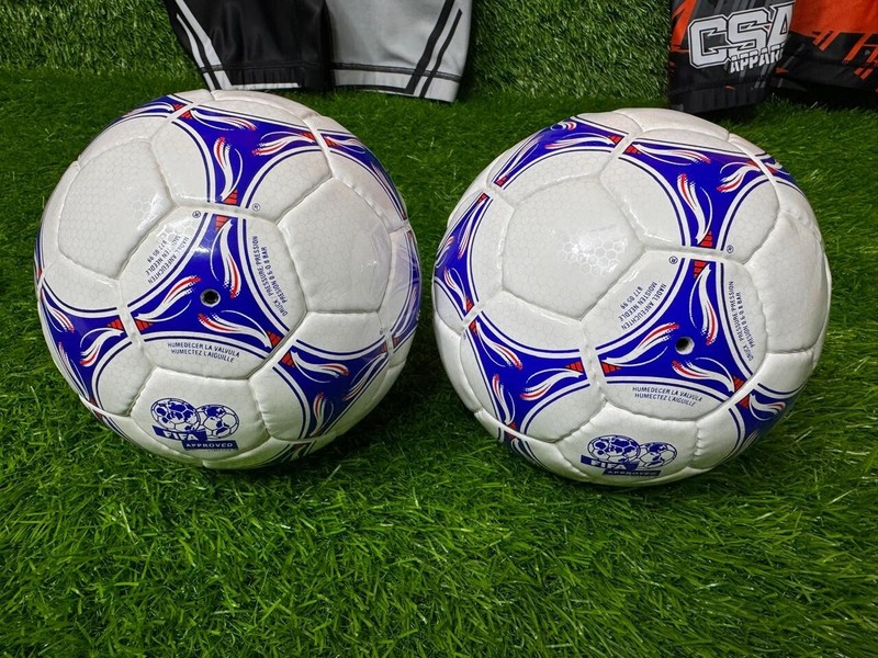 2pc ADIDAS MINI TRICOLORE FIFA World Cup 1998 France Soccer Match Ball Size 1 gallery