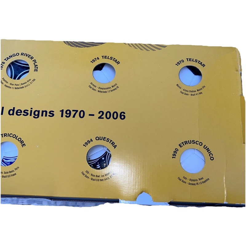 Adidas World Cup Mini Match Ball Boxed Set 10 Ball 1970-2006 Dusty From Display gallery