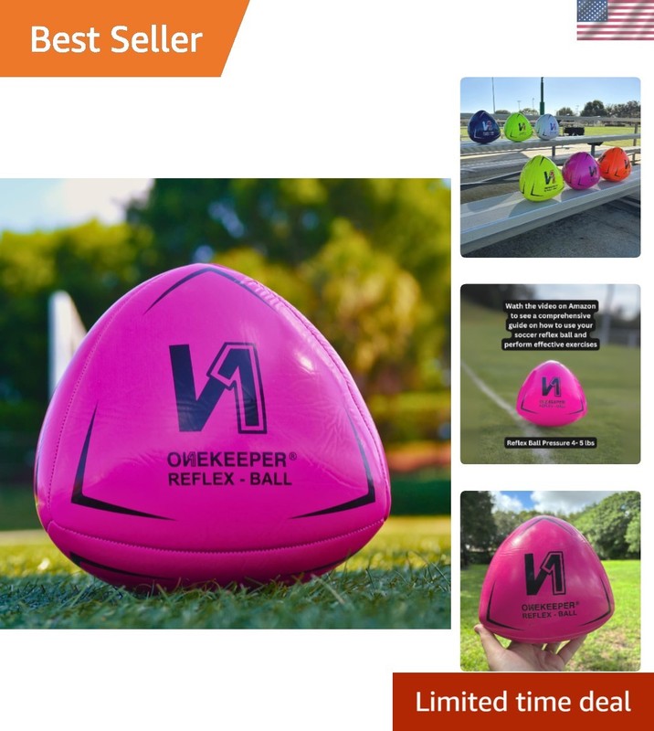 Soccer Reflex Training Ball - Multi-Color Fun for Young Athletes