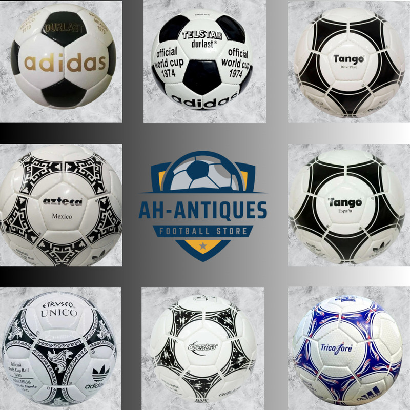 Adidas Historical 8 Ball Set 1970 – 1998 | Official Soccer Match Balls | Size 5