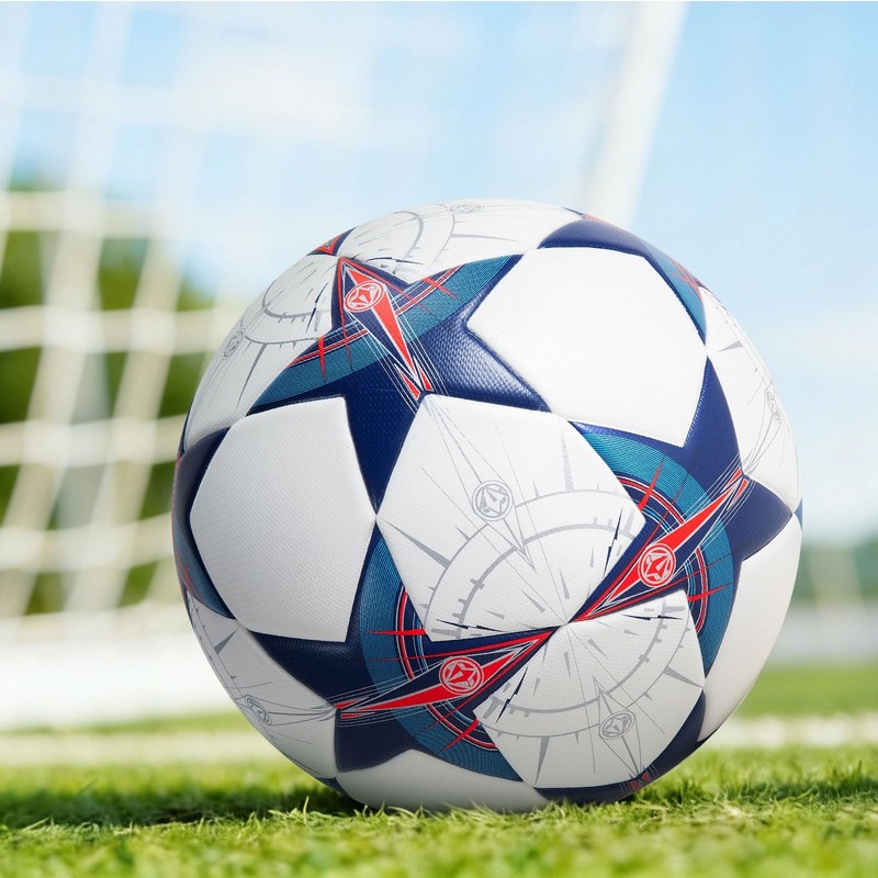 Soccer Ball Size 5, Seamless Waterproof PU Training & Match Soccer Ball for T... gallery