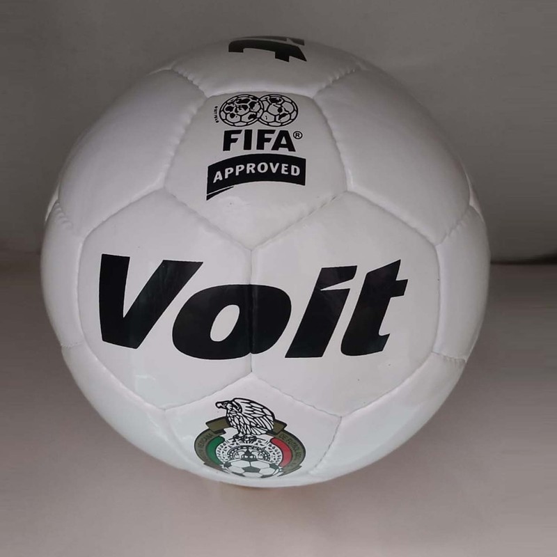 FIFA Approved Voit Soccer Ball Size 5 White Football Mexico Logo Edition