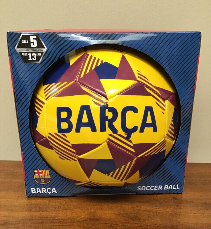 NEW FC Barcelona Barca Authentic Official Licensed Soccer Ball Football Size 5