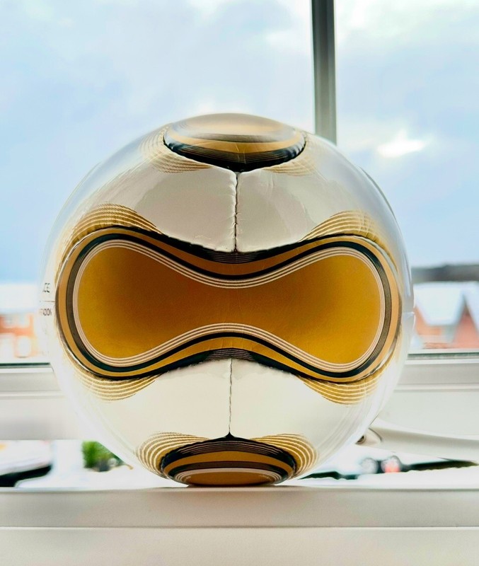 Teamgeist Rare Golden Soccer Match Ball 2006 FIFA World Cup Final Germany Size 5