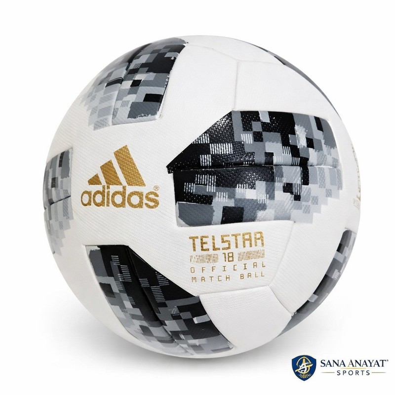 Adidas Telstar 18 Match Ball FIFA World Cup Soccer Ball Size 5 White Black USA
