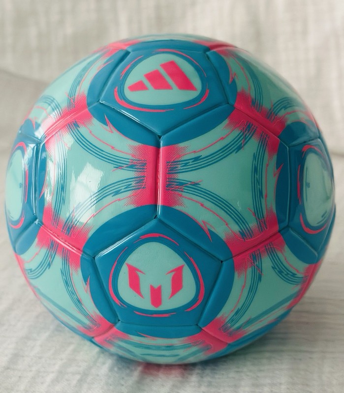 Blue Pink MESSI SOCCER BALL Size 1 Mini ADIDAS Kids Sport LIONEL LOGO Football