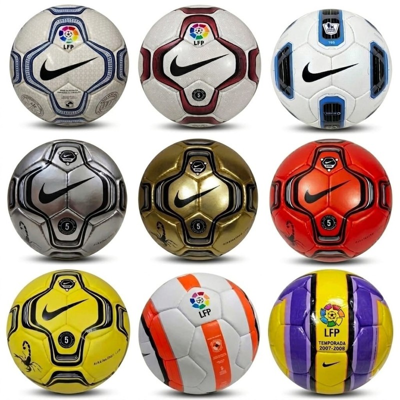Set 9 Pcs Nike Historical collection Balls Official Match Soccer Balls Size 5 gallery