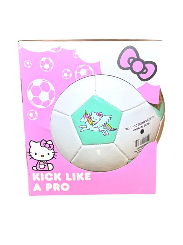 ⸻ ⚽ Hello Kitty Size 5 Soccer Ball – Mint & Pink – Indoor/Outdoor Play gallery