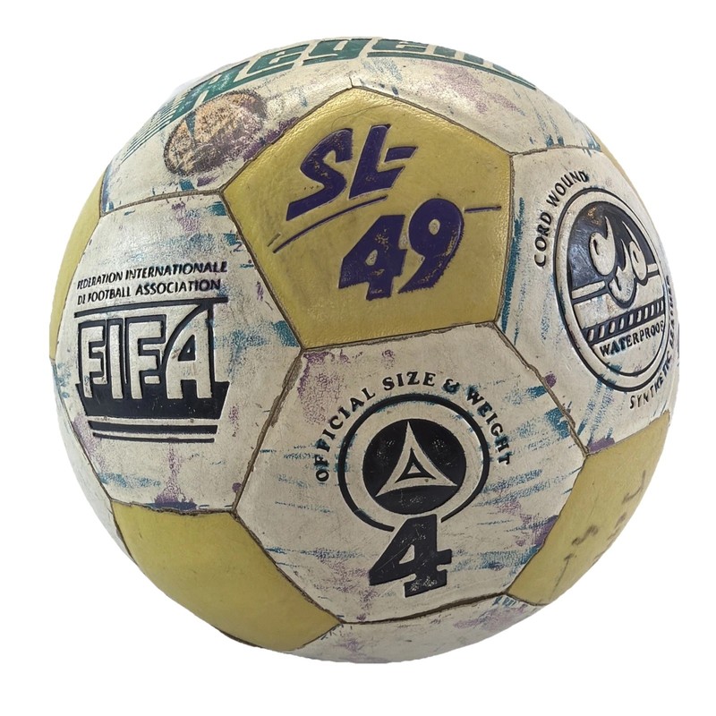 Vintage Regent SL-49 FIFA Splash Power Soccer Ball 1991 Size 4 Football Display