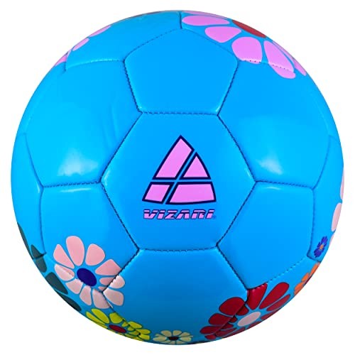 VIZARI SOCCER BALL FOR YOUTH, ADULT, KIDS | SIZES 5 | VZBL90000 – BLUE/PINK