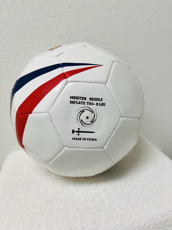 Wells Fargo ExpressSend Official Size 5 Soccer Ball White Red Blue New gallery