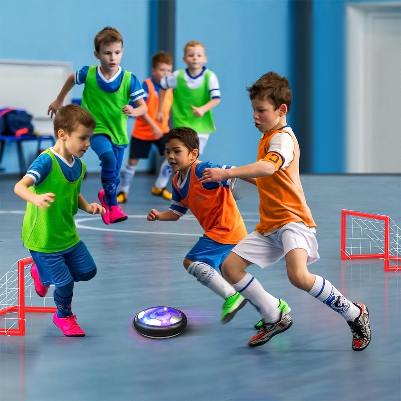 Hover Soccer Ball Set w/ LED Lights - USB Rechargeable Air Power Kids Toy gallery