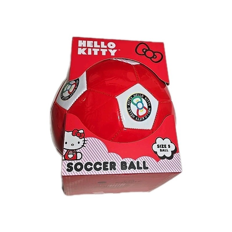 Hello Kitty Red Soccer Ball 26.8in Size 5 NEW In Box! gallery