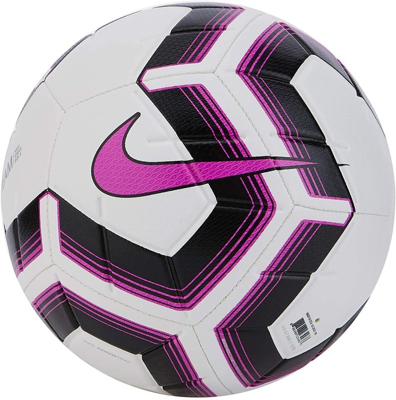 RARE Nike Strike Team Soccer Ball White/Black/Fuchsia Sz 5 SC3535-100