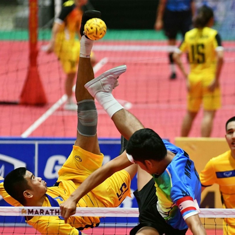 SEPAK TAKRAW MT201 Competition Model Synthetic Fiber Rattan Thai Kick Ball Game gallery